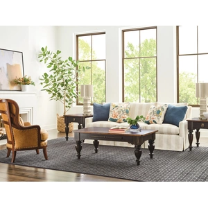 Kincaid Bridgetown Kitridge Rectangular Wood Coffee Table w/2 Drawers