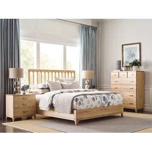 Kincaid Essence Somerset Wood Panel Bed, Essence Ash