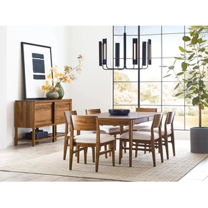 Kincaid Monogram Hudson/Mackie Rectangular Wood Extendable Dining Room Set, Brown