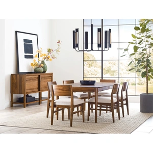 Kincaid Monogram Hudson Rectangular Wood Extendable Dining Table, Brown