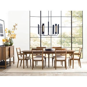 Kincaid Monogram Hudson/Clubhouse Rectangular Wood Extendable Dining Room Set, Brown