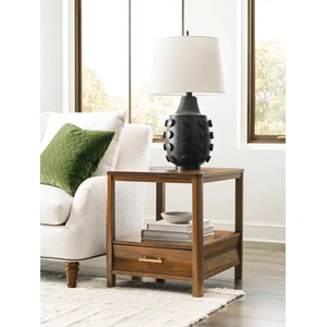 Kincaid Monogram Parkway Rectangular Wood Coffee Table Set, Brown