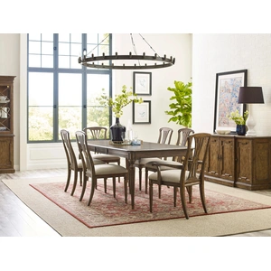 Kincaid Ansley Fergesen Fabric/Wood Upholstered Arm Chair, Beige