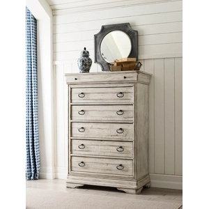 Kincaid Selwyn Prospect Wood Chest w/6 Drawers, Cottage White