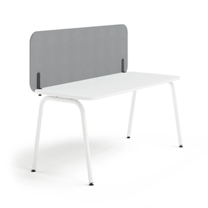 NARBUTAS Nova A D47.2-inch Crescent Office Desk w/Metal Frame, Left Hand