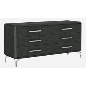 Whiteline Modern Living Los Angeles Buffet, High Gloss Grey
