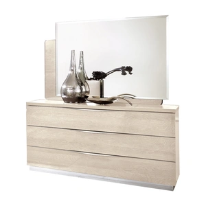 Camelgroup, Italy Platinum Wood Dresser, Ivory