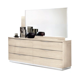 Camelgroup, Italy Platinum Wood Dresser, Ivory
