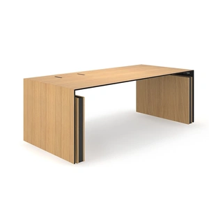 NARBUTAS Motion Executive Height Adjustable Desk w/Grommet & Box for Power Socket