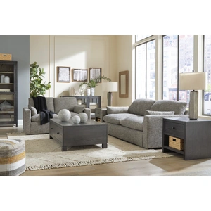 Ashley Furniture Dramatic Fabric Living Room Set, Granite
