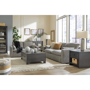 Ashley Furniture Dramatic Fabric Living Room Set, Granite