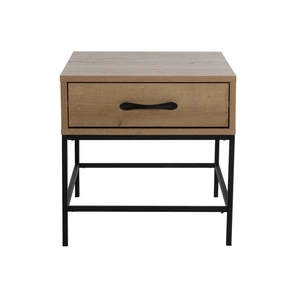 Bellona USA Drift Wood/Metal Rectangular Side Table