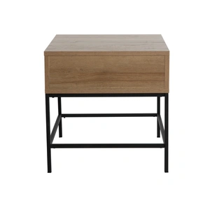Bellona USA Drift Wood/Metal Rectangular Side Table