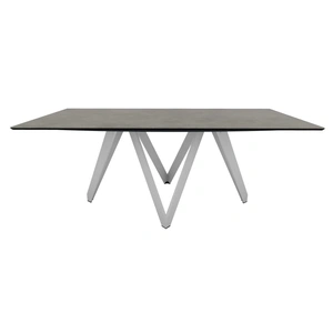 Calligaris Cartesio W78.7-inch Ceramic/Metal/Wood Customizable Rectangular Dining Table