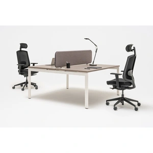 MDD Office Furniture Ogi U Office Straight 2-Desk Bench