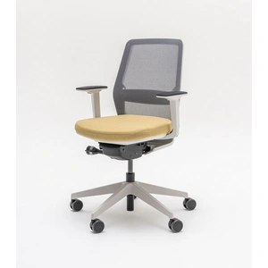 MDD Office Furniture Evo Fabric Swivel Adjustable Office Chair w/Mesh Backrest