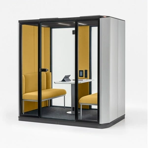 MDD Office Furniture Coda 4-Person Acoustic Booth