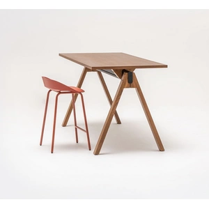 MDD Office Furniture Viga Office Melamine/Veneer High Table, H35.4-inch