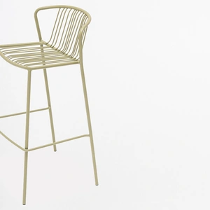 MDD Office Furniture Bris Bar Stool w/Armrest (Set of 2)