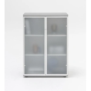 MDD Office Furniture Standard Office Cabinet w/Glass Doors & 3 Shelves