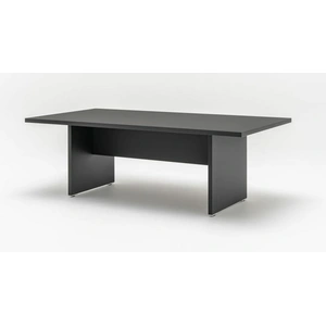 MDD Office Furniture Mito Fenix Office Conference Table, W86.6-inch x D43.3-inch, Black