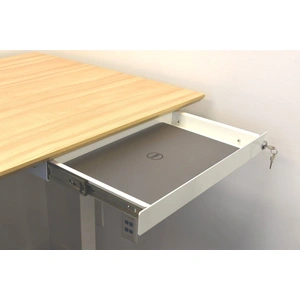 Slyde Innovations Slyde Essentials Laptop Under Desk Mounted Drawer w/Key Lock