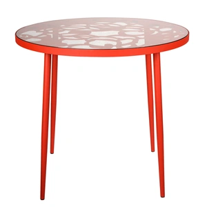 LeisureMod Devon Tree Design Indoor/Outdoor Bistro Dining Table