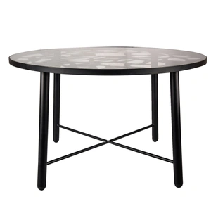 LeisureMod Devon Tree Design Indoor/Outdoor Dining Table