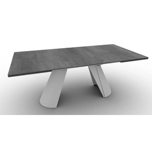 Calligaris Apian W78.7-inch Ceramic/Metal Customizable Extendable Rectangular Dining Table