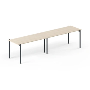 NARBUTAS Zedo Single Row Office Desk Bench for 2 Persons