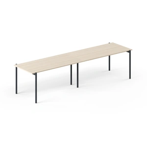 NARBUTAS Zedo Single Row Office 2 Desk Bench, Depth 34.8-inch