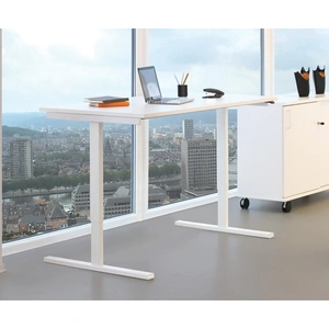 NARBUTAS Easy 70.9-inch Adjustable 3-Column Sit-Stand Office Desk
