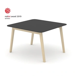 NARBUTAS Nova Wood Square HPL Office Meeting Table for 4 Persons