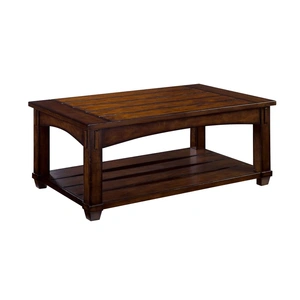 Hammary Tacoma Rectangular Wood Lift-Top Cocktail Table, Rustic Brown