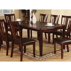 Furniture of America Edgewood Wood Extendable Dining Set, Espresso