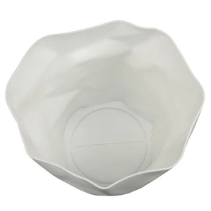 Modway Furniture Lava Plastic Trash Bin, White