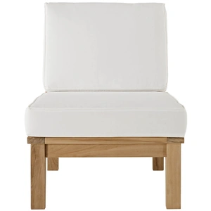 Modway Furniture Marina Outdoor Patio Teak Middle Sofa