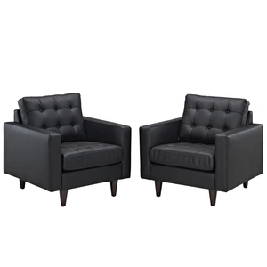 Modway Furniture Empress Tufted Armchair (Set of 2)