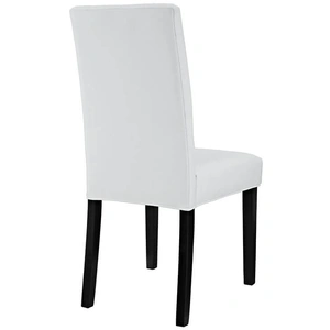 Modway Furniture Confer Vinyl Dining Side Chair, White
