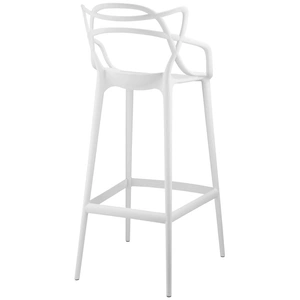 Modway Furniture Entangled Bar Stool, White