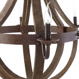 Modway Furniture Ballista Chandelier, Antique Brass