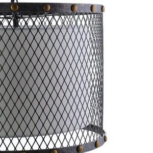 Modway Furniture Fortune Floor Lamp, Antique Silver