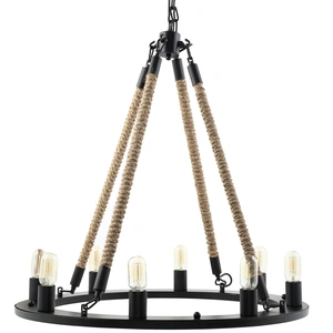 Modway Furniture Encircle Metal Chandelier, Black