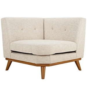 Modway Furniture Engage Tufted Fabric Corner Sofa