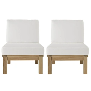 Modway Furniture Marina 2-Pc Outdoor Patio Teak Set, Composition 2
