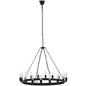 Modway Furniture Teleport 43-inch Steel Chandelier, Brown
