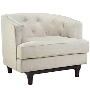 Modway Furniture Coast Upholstered Fabric Armchair