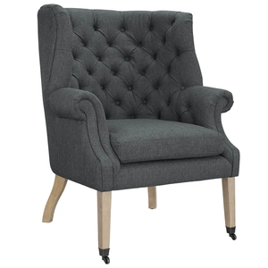 Modway Furniture Chart Upholstered Fabric Lounge Chair