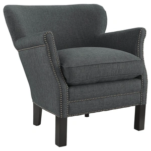 Modway Furniture Key Upholstered Fabric Armchair, Gray