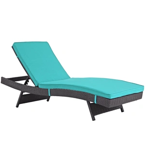 Modway Furniture Convene Synthetic Rattan Weave Outdoor Patio Chaise